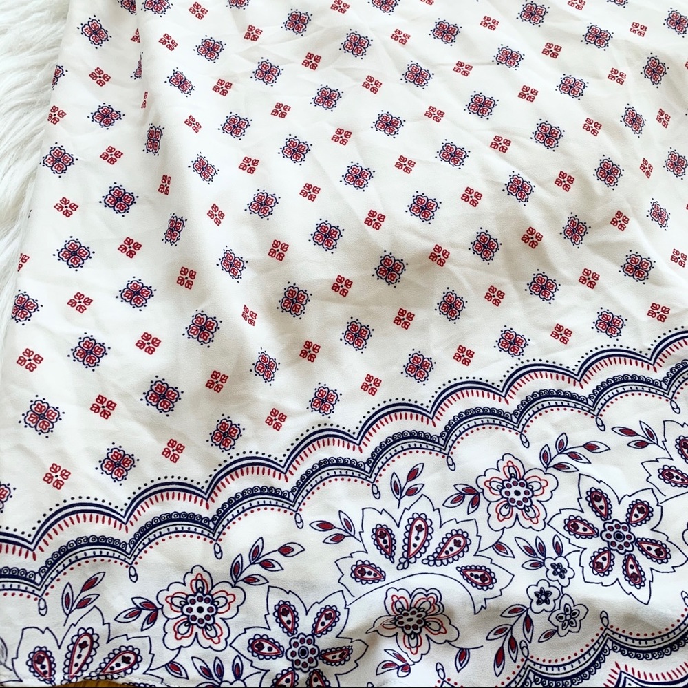 Aqua woman’s tank mini dress floral print white - Picture 4 of 5